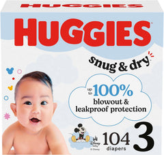 Huggies Snug & Dry Size 3 - 104 count