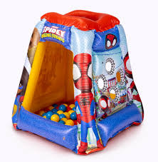 Spidey Inflatable Ball pit with 20 soft balls