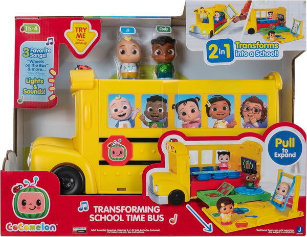 Cocomelon Transforming School Time Bus