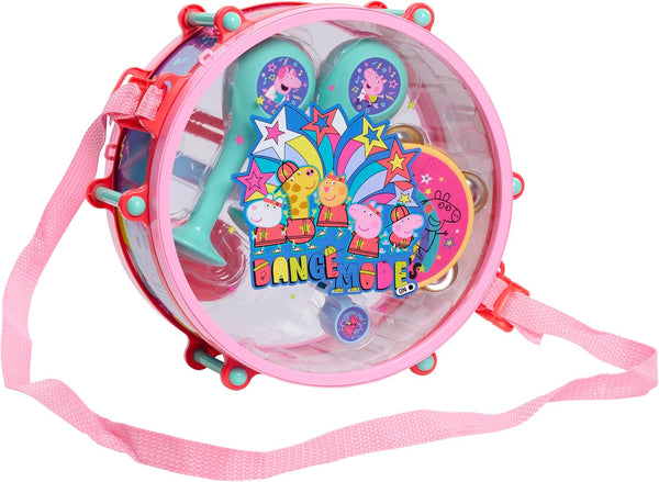 Peppa Pig 10 piece drum set