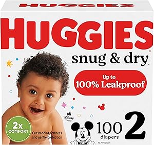 Huggies Snug & Dry Size 2 - 100 count