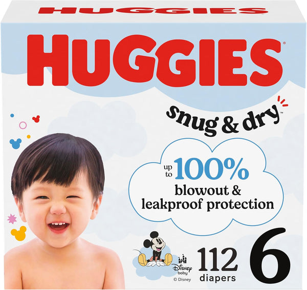 Huggies Snug & Dry Size 6 - 112 count